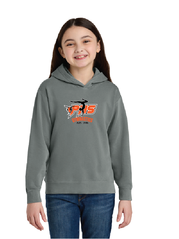 Handstand Comfort Colors® w.NAME Youth Lightweight Hooded Sweatshirt GymPHS