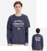 Bend It ComfortWash by Hanes Unisex Garment-Dyed Crewneck Sweatshirt No Year VII Gymnastics25