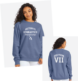Bend It ComfortWash by Hanes Unisex Garment-Dyed Crewneck Sweatshirt No Year VII Gymnastics25