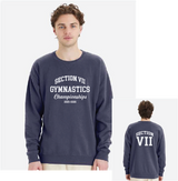 2025 Bend It ComfortWash by Hanes Unisex Garment-Dyed Crewneck Sweatshirt VII Gymnastics25