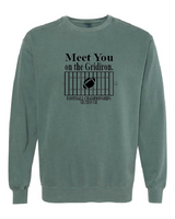 Meet You Comfort Colors Unisex Garment-Dyed Crewneck Sweatshirt VII Football25