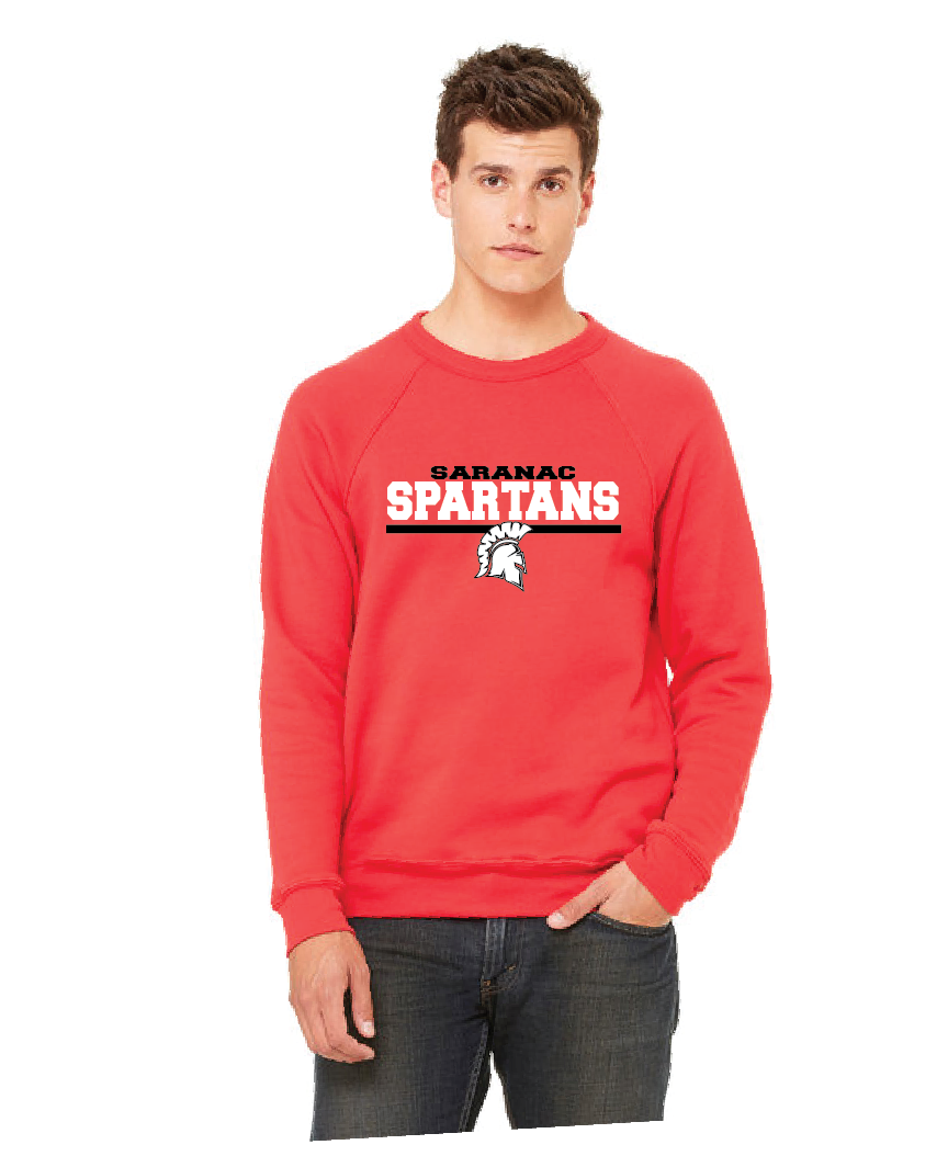 Coyle Bella + Canvas Youth Sponge Fleece Raglan Sweatshirt Saranac 6th