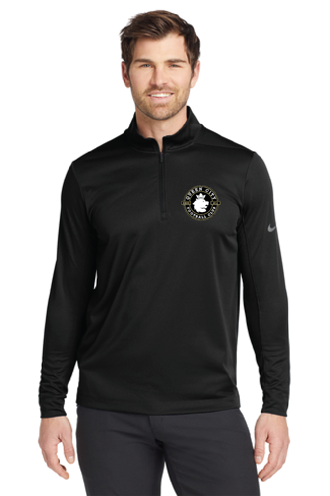 Crest Nike Dry 1/2-Zip Cover-Up Queen City FC