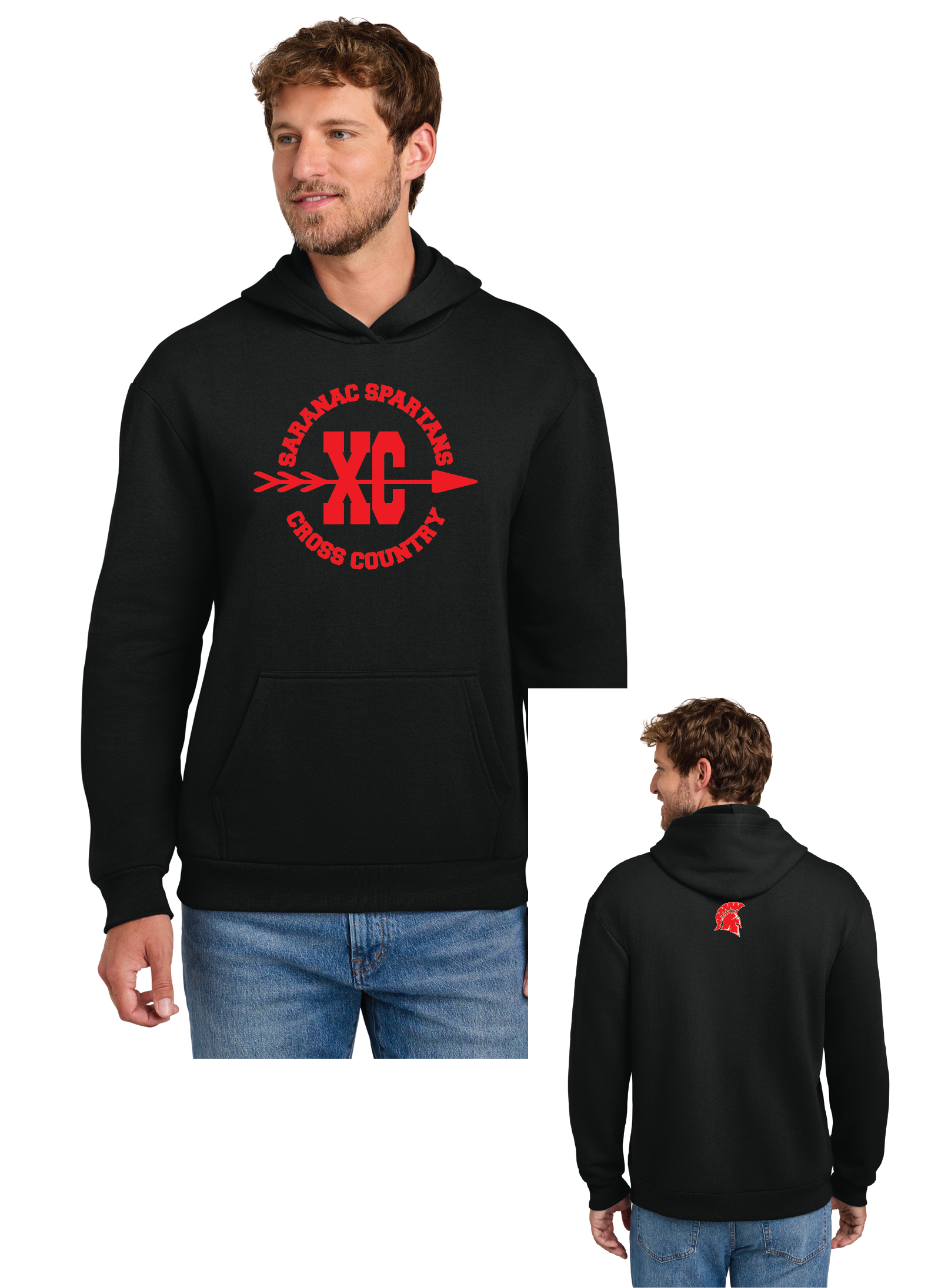 Dell Port & Co® Easy Fleece Pullover Hooded Sweatshirt SARXC26