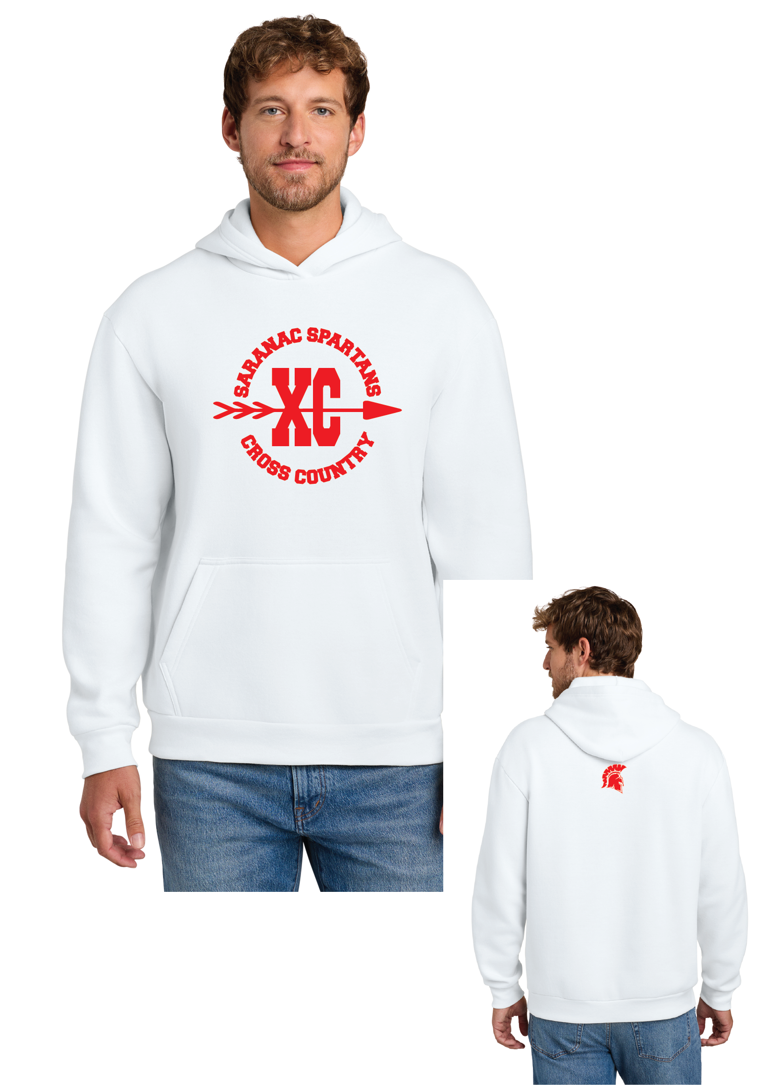 Dell Port & Co® Easy Fleece Pullover Hooded Sweatshirt SARXC26