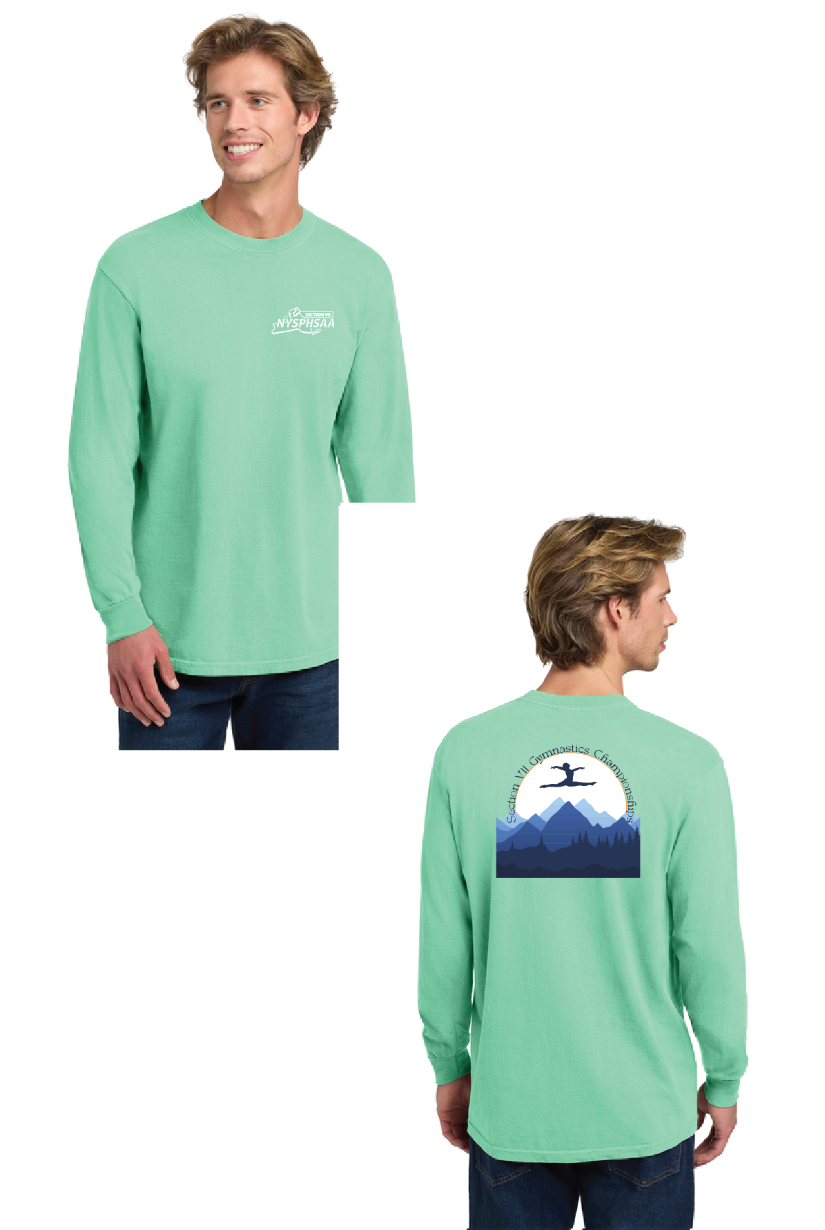 Summit Comfort Colors® Heavyweight Ring Spun Long Sleeve Tee GymnasticsFall26