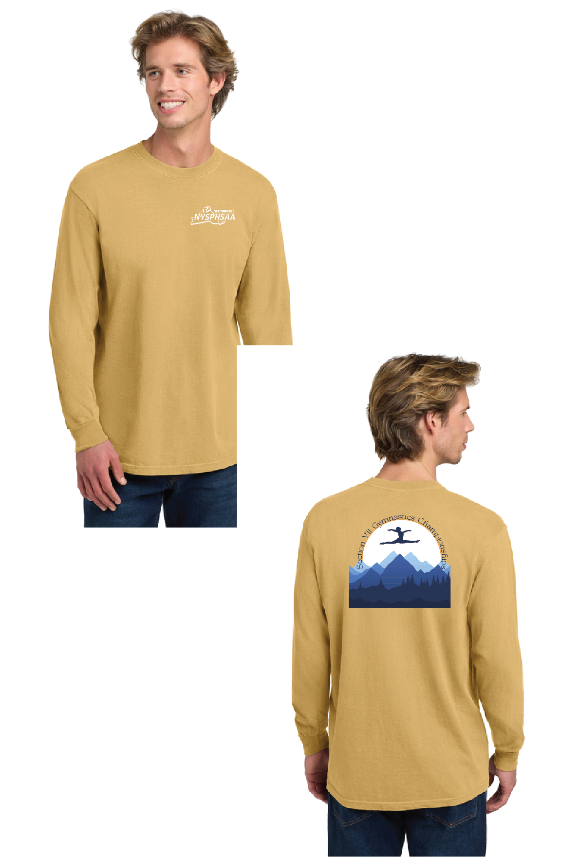 Summit Comfort Colors® Heavyweight Ring Spun Long Sleeve Tee GymnasticsFall26