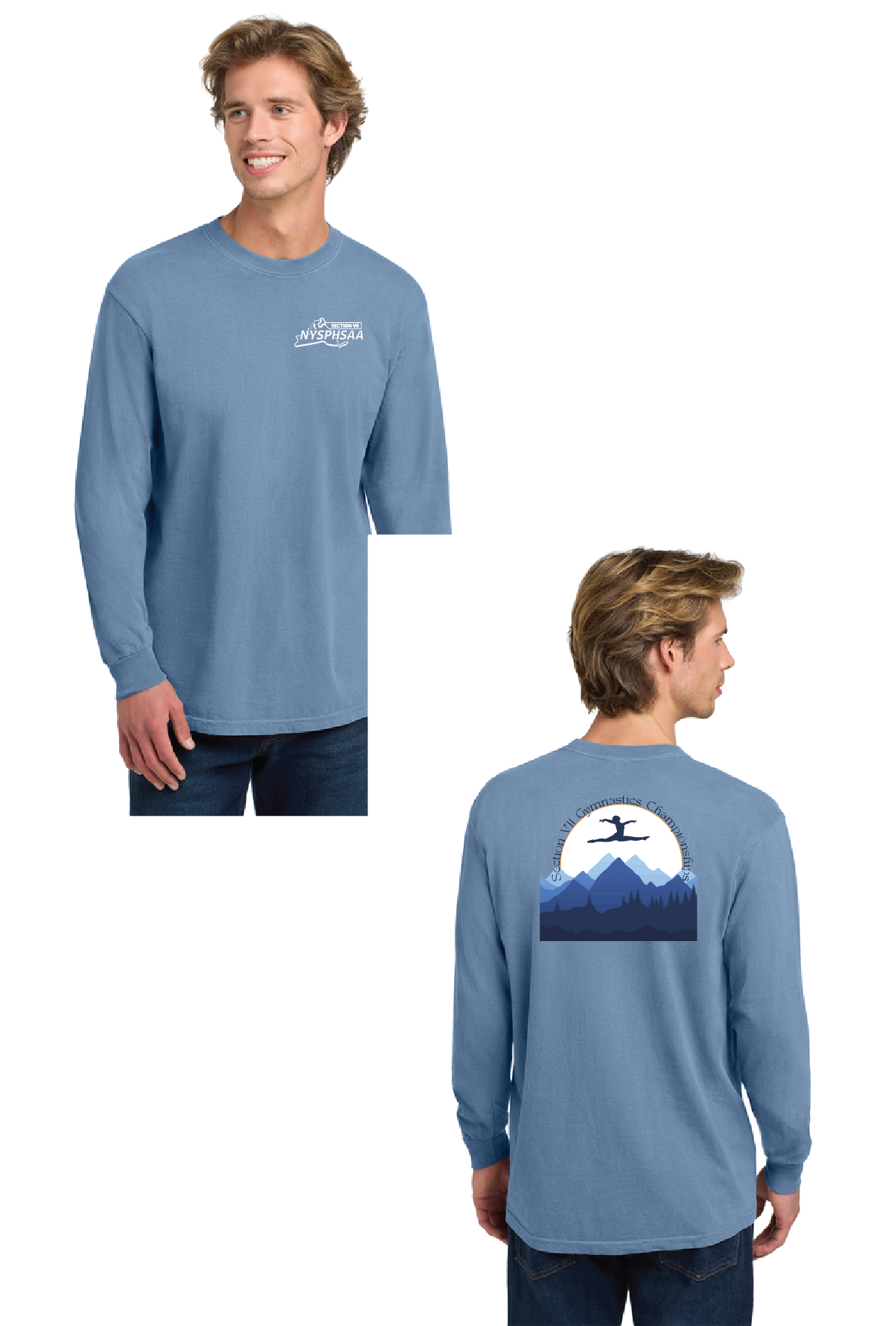 Summit Comfort Colors® Heavyweight Ring Spun Long Sleeve Tee GymnasticsFall26
