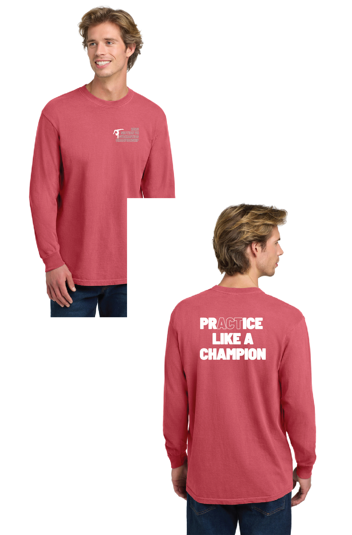 Class Act Comfort Colors® Heavyweight Ring Spun Long Sleeve Tee GymnasticsFall26