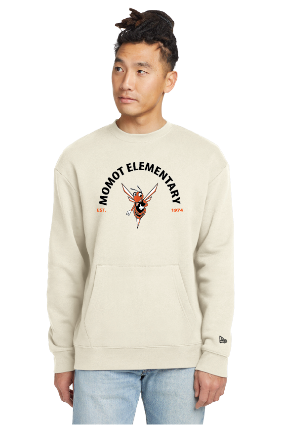 EK28 Momot New Era® Heritage Fleece Pocket Crew