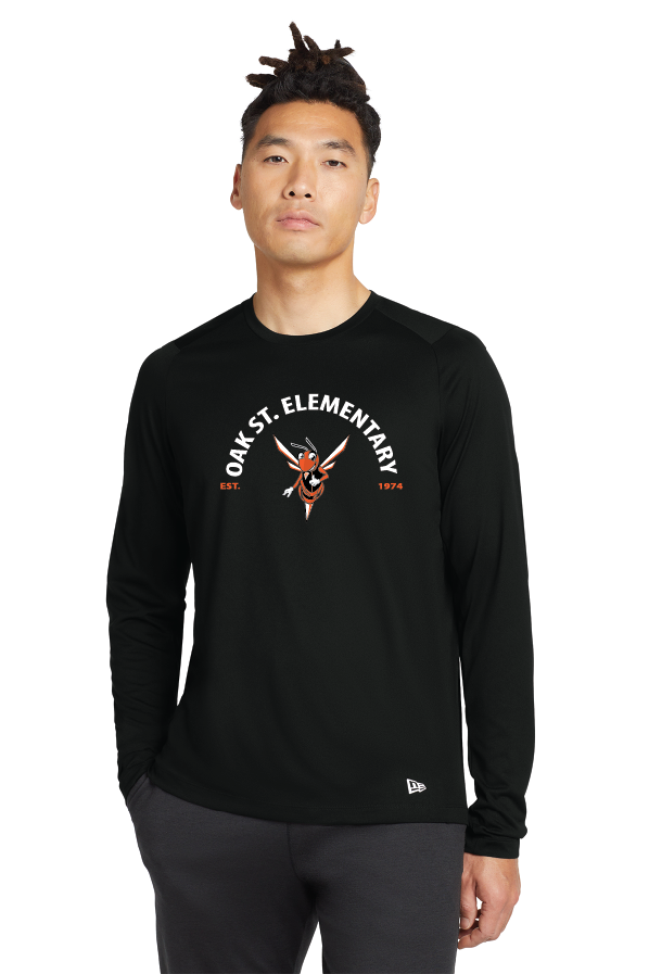 EK28 Oak St New Era® Series Performance Long Sleeve Crew Tee