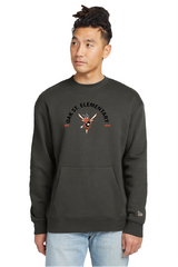 EK28 Oak St New Era® Heritage Fleece Pocket Crew