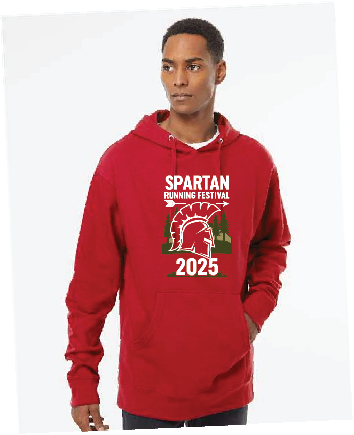 Festival Unisex Midweight Hooded Sweatshirt Saranac Running Festival