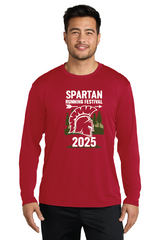Festival Port & Co™ Long Sleeve Performance Tee Saranac Running Festival