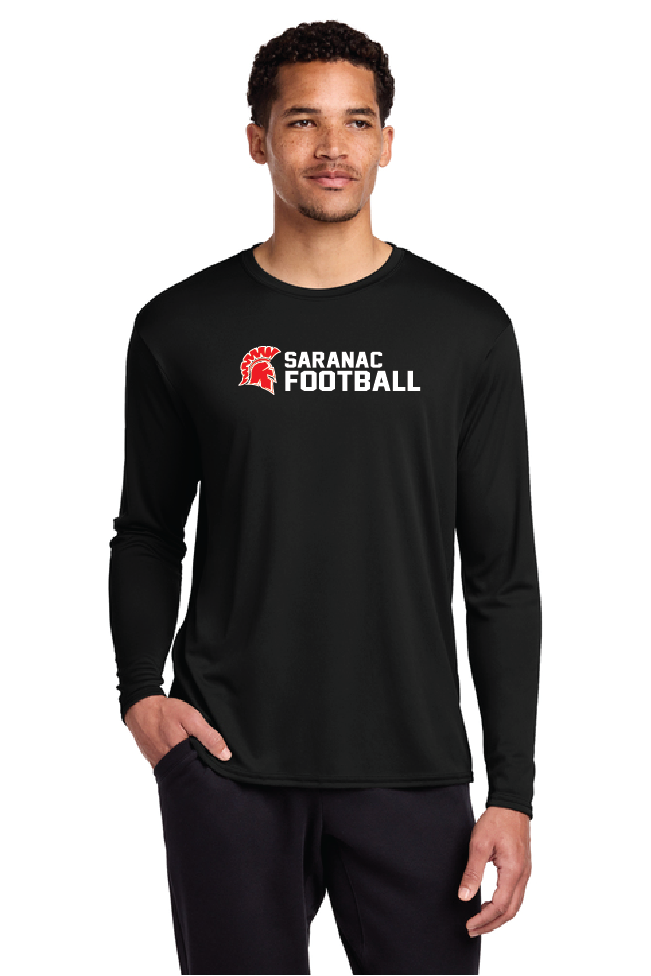 First Down Port & Co® Long Sleeve Performance Tee AFLFall26