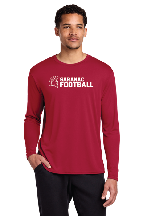 First Down Port & Co® Long Sleeve Performance Tee AFLFall26