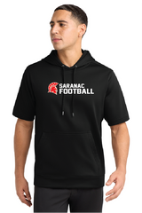 First Down Sport-Tek® Sport-Wick® Fleece Short Sleeve Hooded Pullover AFLFall26