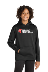 First Down Sport-Tek® Youth Sport-Wick® Fleece Hooded Pullover AFLFall26