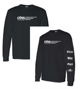 Four Horseman Gildan Men's Heavy Cotton™ Long Sleeve T-Shirt Black
