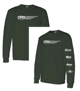 Four Horseman Gildan Men's Heavy Cotton™ Long Sleeve T-Shirt Black