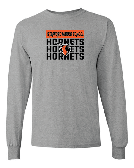 3Peat Gildan Men's Heavy Cotton™ Long Sleeve T-Shirt SMS25