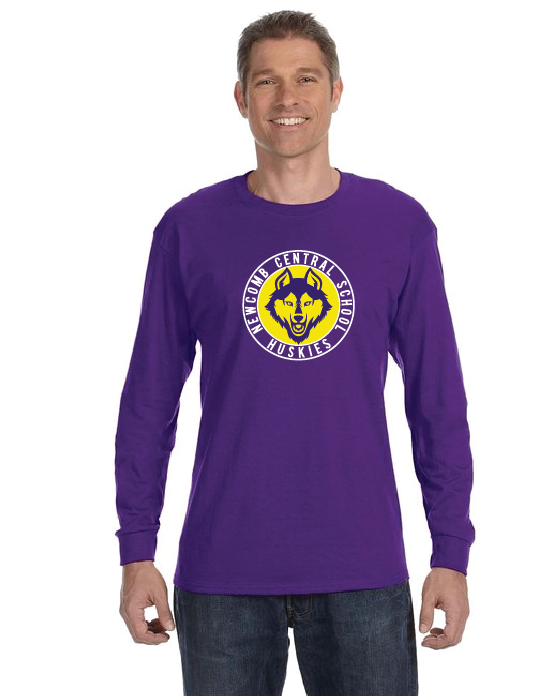 Huskies Gildan Adult Heavy Cotton™ Long-Sleeve T-Shirt NCSH25