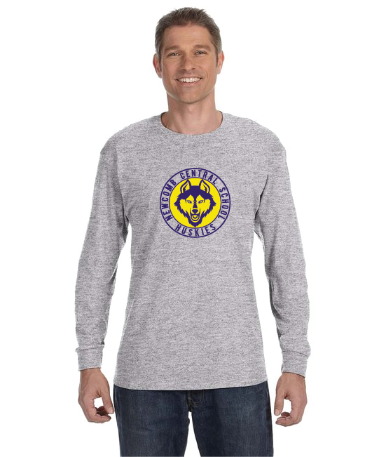 Huskies Gildan Adult Heavy Cotton™ Long-Sleeve T-Shirt NCSH25