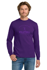Chromo Felix Gildan® Heavy Cotton™ 100% Cotton Long Sleeve T-Shirt VII Volleyball25