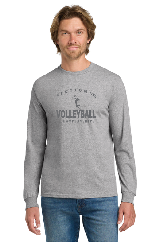 Chromo Felix Gildan® Heavy Cotton™ 100% Cotton Long Sleeve T-Shirt VII Volleyball25