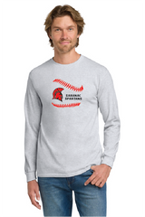 Dinger Gildan® Heavy Cotton™ 100% Cotton Long Sleeve T-Shirt SCS Softball
