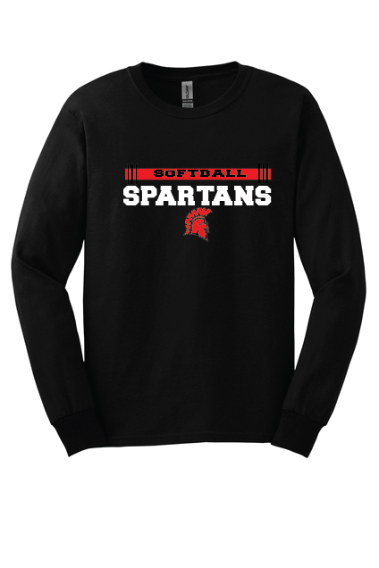 Pasta Gildan® Ultra Cotton® 100% US Cotton Long Sleeve T-Shirt SCS Softball