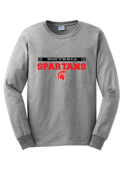 Pasta Gildan® Ultra Cotton® 100% US Cotton Long Sleeve T-Shirt SCS Softball