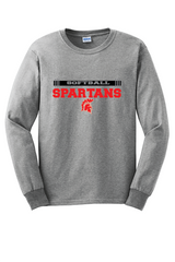 Pasta Gildan® Ultra Cotton® 100% US Cotton Long Sleeve T-Shirt SCS Softball