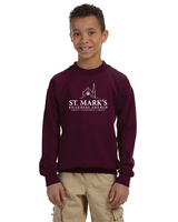 St. Mark's Gildan Youth Heavy Blend™ Fleece Crew SMEC25