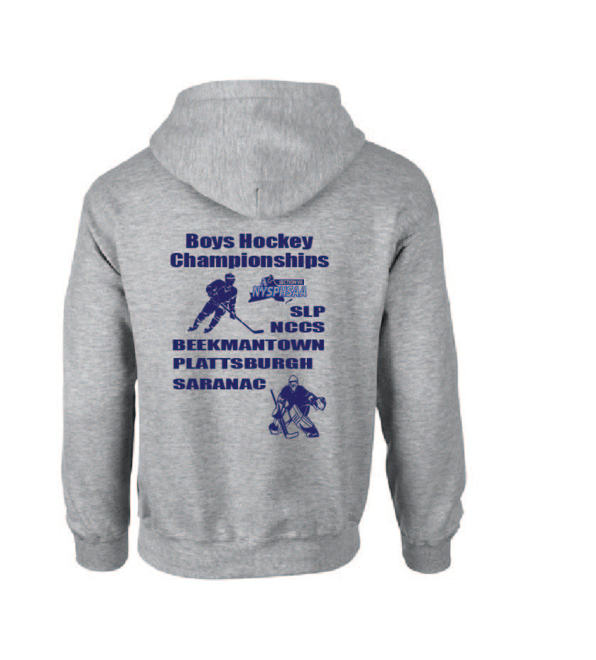 BOYS Hockey Championships Gildan Adult Heavy Blend™ 8 oz., 50/50 Hooded Sweatshirt Winter 24