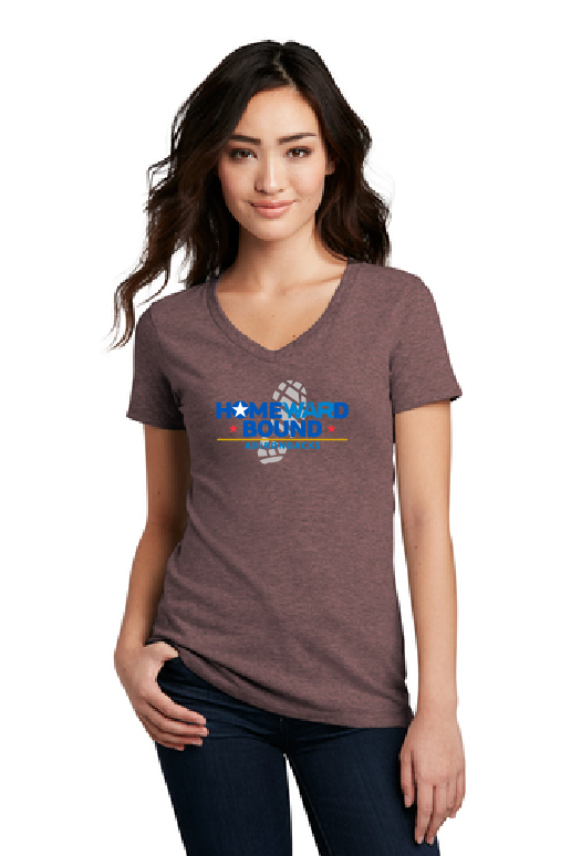 Homeward Bound District® Women’s Perfect Blend® CVC V-Neck Tee HWB