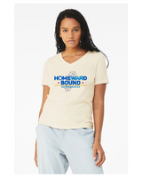 Homeward Bound Bella + Canvas Ladies' Relaxed Jersey V-Neck T-Shirt Vintage HWB