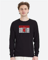 3Peat Hanes Essential-T Long Sleeve T-Shirt SCSWrestle25