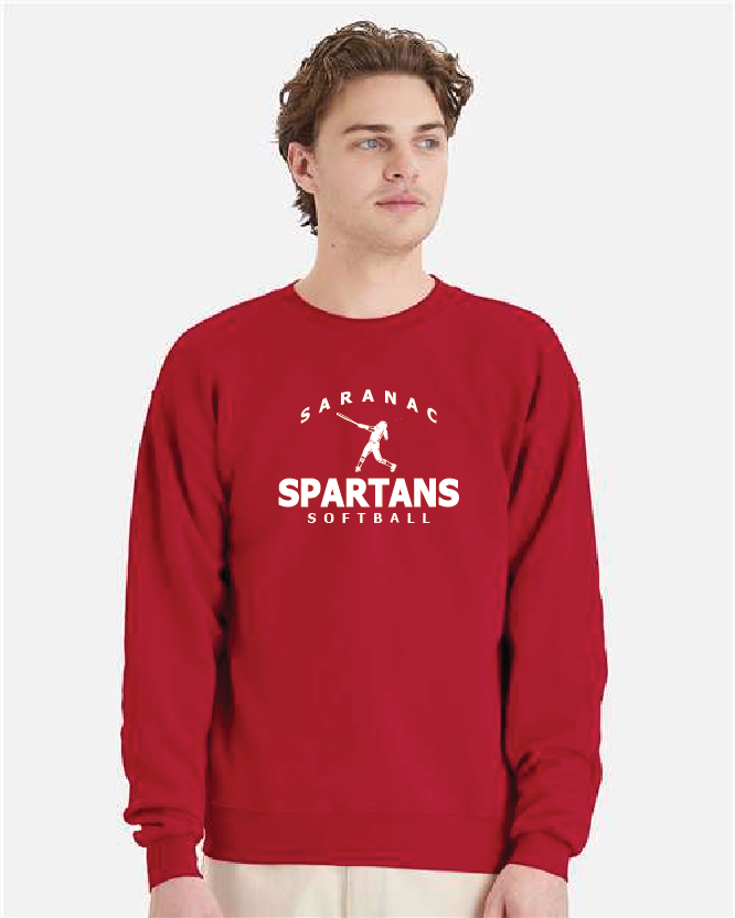 Finch Hanes Unisex EcoSmart® Crewneck Sweatshirt SCS Softball