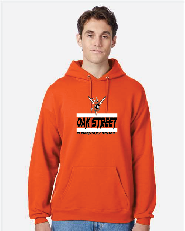 Reese Hanes Unisex EcoSmart® Hooded Sweatshirt Oak25