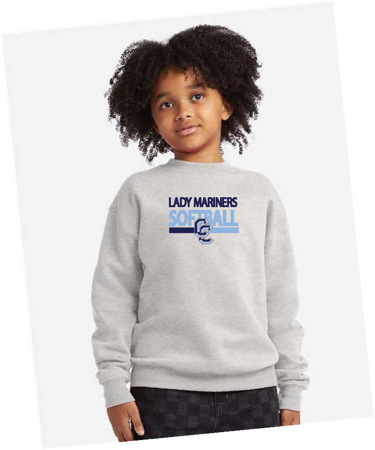 Show Hanes Youth EcoSmart® Crewneck Sweatshirt CCLM25