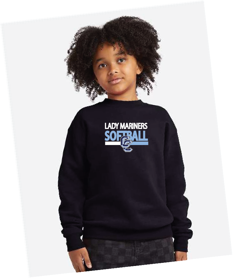 Show Hanes Youth EcoSmart® Crewneck Sweatshirt CCLM25