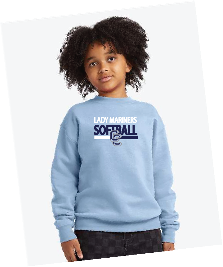Show Hanes Youth EcoSmart® Crewneck Sweatshirt CCLM25