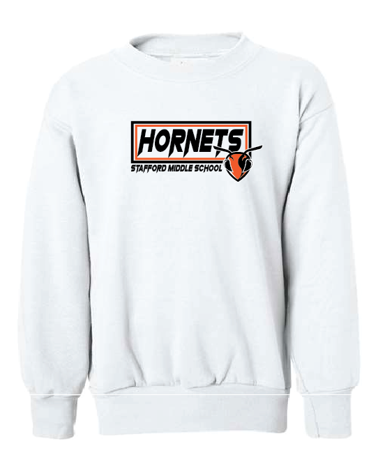Boxed Hanes Youth EcoSmart® Crewneck Sweatshirt SMS25