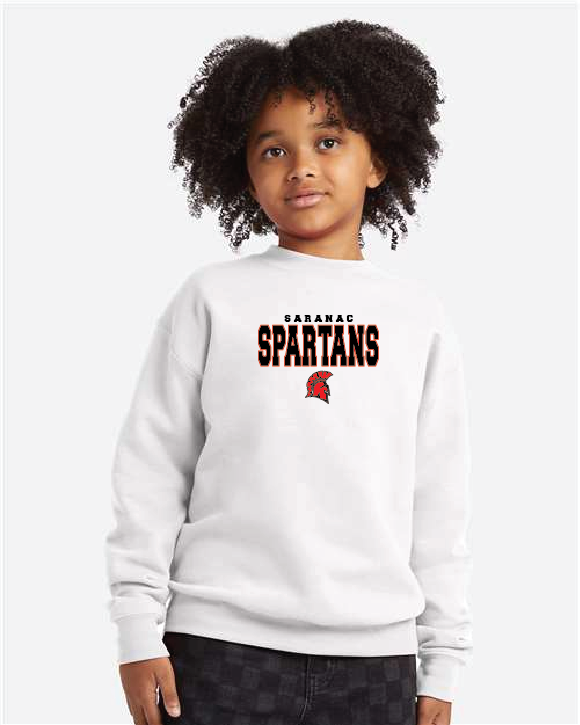 Trebek Hanes Youth Ecosmart® Crewneck Sweatshirt 6fund 25