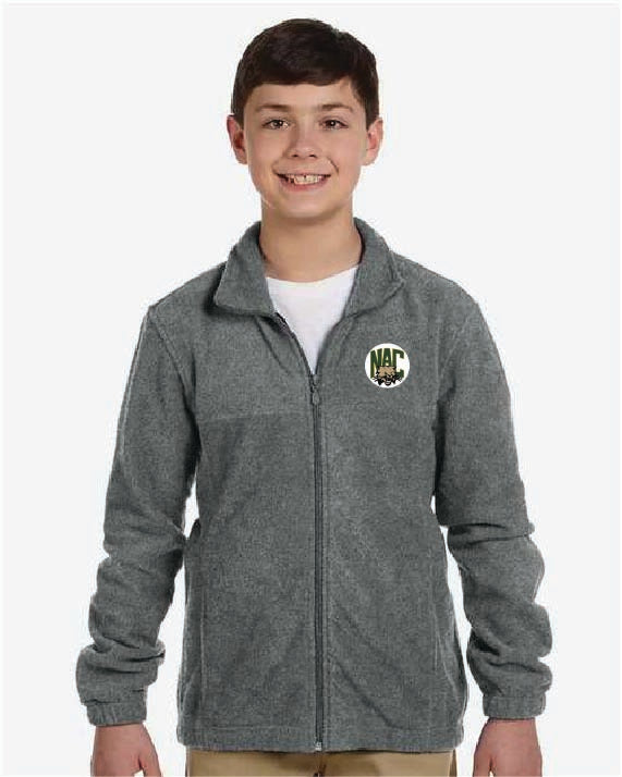Bobcats Harriton Youth Full-Zip Fleece NAC25