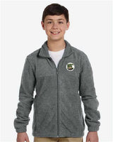 Bobcats Harriton Youth Full-Zip Fleece NAC25