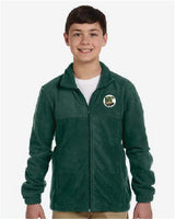 Bobcats Harriton Youth Full-Zip Fleece NAC25