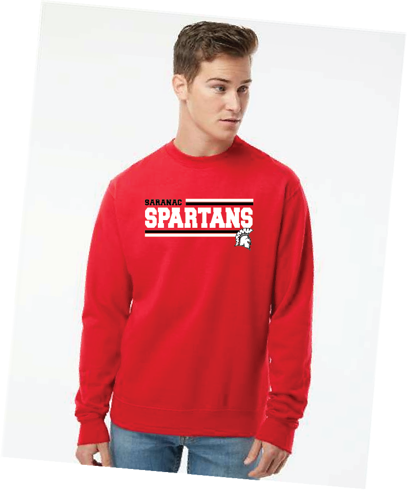 Heath Independent Trading Co. - Midweight Crewneck Sweatshirt - SS3000 Saranac 6th