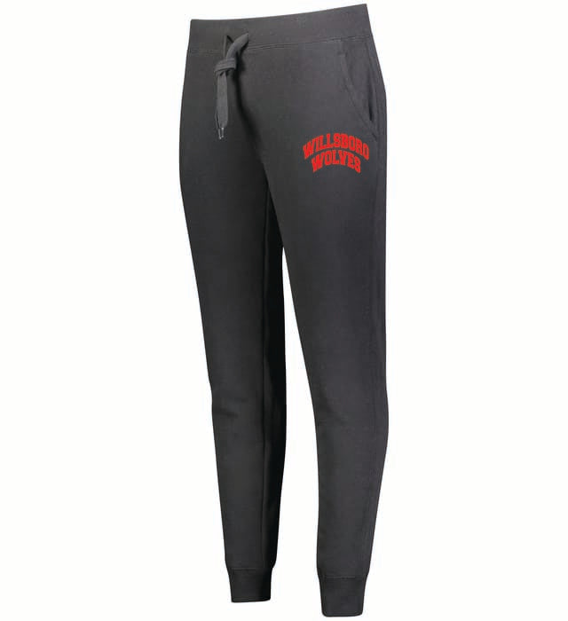 Double Arched Holloway Ladies 60-40 Fleece Jogger Wills25